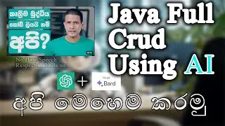 How to Use AI for Efficient @TechTrackShow  Java CRUD Operations: Live Chat with ChatGPT and G Bard