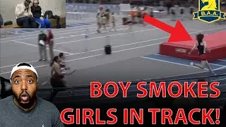 Trans  State Champion Runner HOLDS BACK Against Girls In Track And STILL SMOKES THEM!