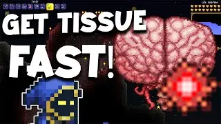 Terraria - How to Get Tissue Sample Fast