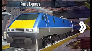 Euro Train Driver 2017 - Level 10 Using New Train Rome Express