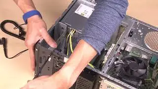 Lenovo ThinkSystem ST50 V2 installing a drive cage