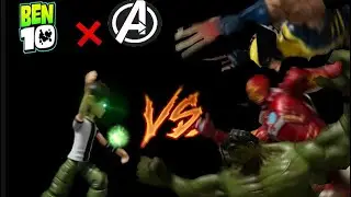 Ben 10 vs Avengers Stop Motion