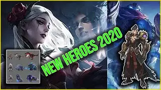 MOBILE LEGENDS ALL NEW HEROES 2020! Atlas, Carmilla, Cecilion, Black Dragon - ML LATEST UPDATE 2020!