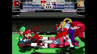 Spider-Man, Super Better Mario, & Super Better Luigi vs Varnage, Dark Bolt, & Omega Red