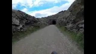 Otago Rail Trail MTB Poolburn Tunnel 1 Lauder to Auripo