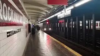 MTA New York City Subway: IND Fulton St Line: 168 St Bound Bombardier R179 (C) Train @ Rockaway Av