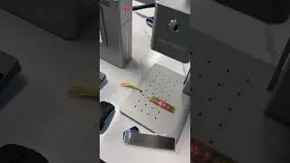 Mr.Carve C2 fiber marking machine engrave on metal