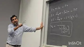 QO Lecture 9:  Bloch equations; Saturation; photon scattering rates; Absorption. Dr Sabieh 2025