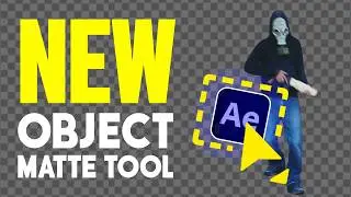 NEW After Effects Tool That Instantly Rotoscopes Anything! Object Matte Tool Tutorial 🎬🚀