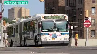 2002 New Flyer D60HF #5518 on the Bx40 at Grand Concourse and Burnside Avenue