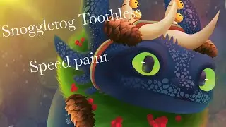 Snoggletog Toothless/ Speed Paint