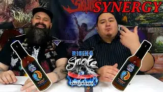 Finally Trying SYNERGY Hot Sauce from RISING SMOKE SAUCEWORKS!!! | heavy metal hot sauce