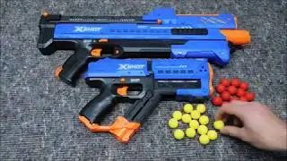 X-Shot Chaos Orbit und Meteor *Schusstest / Nerf vs. X-Shot Rounds*