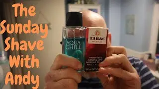 Andy's Sunday Shave with Tabac Soap stick  Perma Sharp Blades