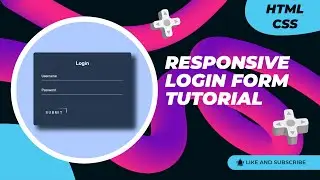 How to Create Responsive & Animated Login Form with HTML + CSS