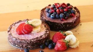 How to make raw fruit tarts | healthy fruit tart recipe greek yogurt | tart recipes fruit