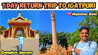 Mumbai to Igatpuri bike ride | इगतपुरी विपासना केंद्र | Myanmar gate | Igatpuri hill station