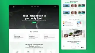 Build a Professional Tour & Travel Agency Landing Page | HTML, CSS & Vanilla JS Tutorial