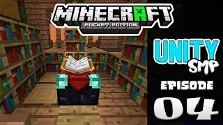 TREE HOUSE ENCHANTING ROOM!! - UNITY SMP Ep.04 - Minecraft PE (Pocket Edition)