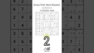 MavonX's Hard Sudoku: Exclusive Region #2