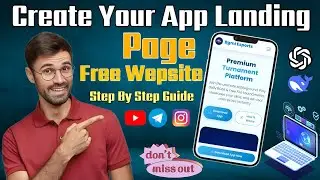 How To Create a Professional Tournament Landing Page 💻🔥 | Complete Project | Vishal Codverse