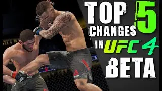 Top 5 Changes in UFC 4 BETA