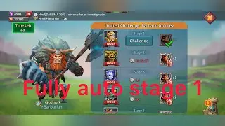 Limited challange barbaric journey stage 1 fully auto