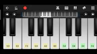 Tum Todo Naa Dil Mera intro piano cover tutorial in Mobile