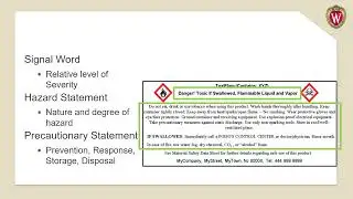 WisCon Webinar: How To Read a GHS Label
