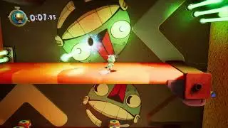 Sackboy: A Big Adventure walkthrough extra-Spaceport Dash,No commentary