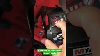 Milwaukee tool M18 battery not Charging? There is a cheap fix!!!