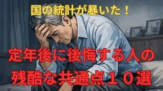 【国の統計が暴いた！】定年後に後悔する人の残酷な共通点１０選