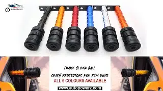 Frame Slider Ball Crash Protectors for KTM DUKE200/390 Kawasaki Ninja and R15 V3 TVS & for All Bike