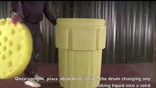 How to load a drum into a Poly Overpack