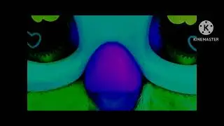 Furby morado en ciudad en effectos