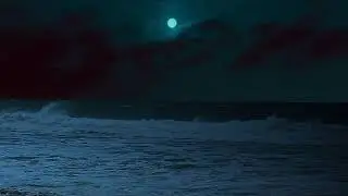 Ocean Waves ASMR 🌙 Calm Night Beach Sounds for Sleep, Relaxation & Focus
