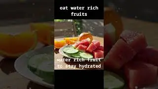 3 Water-Rich Foods That Keep You Hydrated All Day! #HydrationTips #HealthyEating  #NaturalRemedies