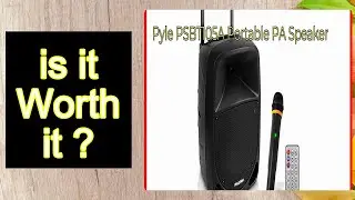 Pyle PSBT105A Portable PA Speaker Features - Important Information