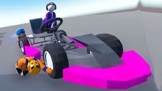 Paluten, Zombey & Maudado fahren mit einem Go-Kart