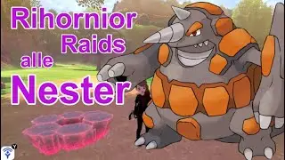 Rihornior Raids - alle Nester | Pokemon Schwert und Schild