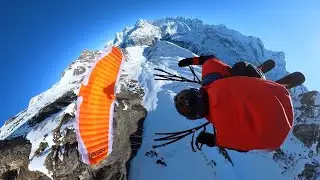 Amazing speedriding flight down the Schilthorn, Switzerland 🇨🇭 '23