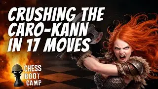 Crushing the Caro Kann in 17 Moves (5+0 blitz)