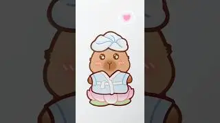 DIY Capybara Spa Stickers: Create Adorable Decals for Ultimate Relaxation! 🛁🦙#diy #capybara #spa