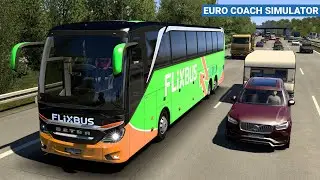 ETS2 BUS: Mit FlixBus auf Fernbus Tour durch Deutschland [2943] EURO COACH SIMULATOR
