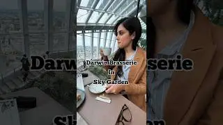 Lunch at the Darwin Brasserie in London&rsquo;s Sky Garden! #skygarden #londonattractions #londontravel