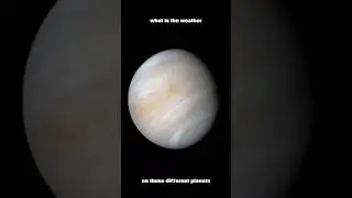 what is the weather on these different planets? #space #facts #nasa #life