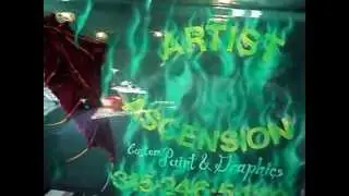 True Fire Airbrush with demon and logo