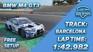 BARCELONA | BMW M4 GT3 Hotlap + FREE Setup