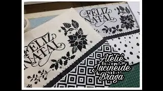 pintura minimalista - pintura com stencil