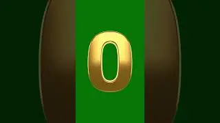 💎 Luxury Gold Alphabet Logo Reveal (O) | FREE Green Screen CGI | Luxury Billionaire Set 💎